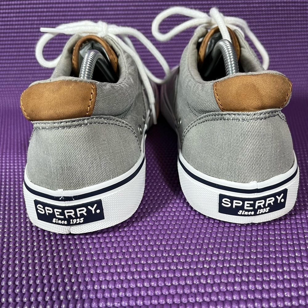 Sperry Men's Stripe II CVO Gray Sneaker Size 9 1/2 W - Picture 4 of 6